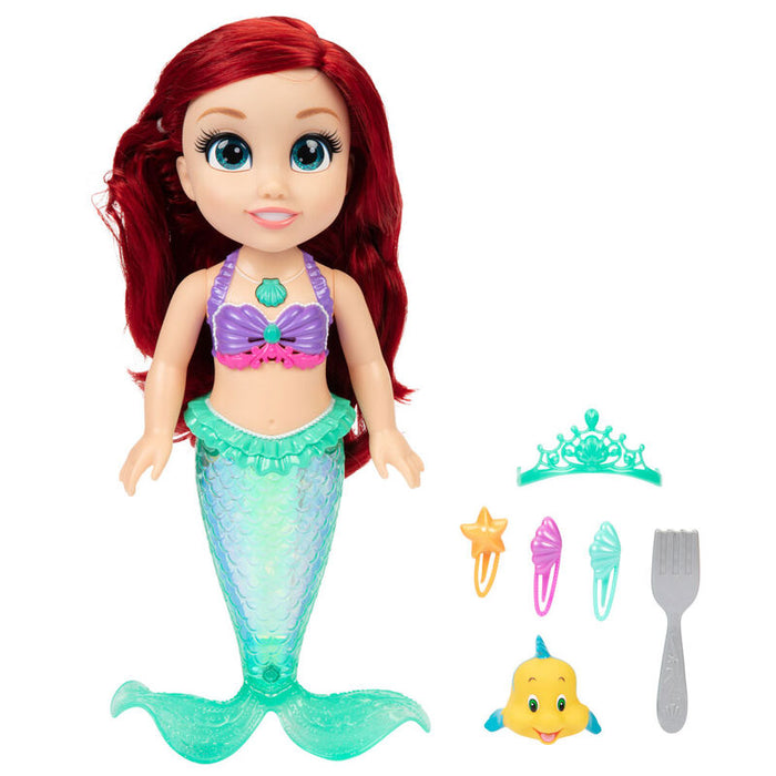 Spanish Disney The Little Mermaid Ariel musical doll 38cm-1