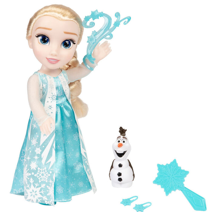 Spanish Disney Frozen 2 Elsa musical doll 38cm-2