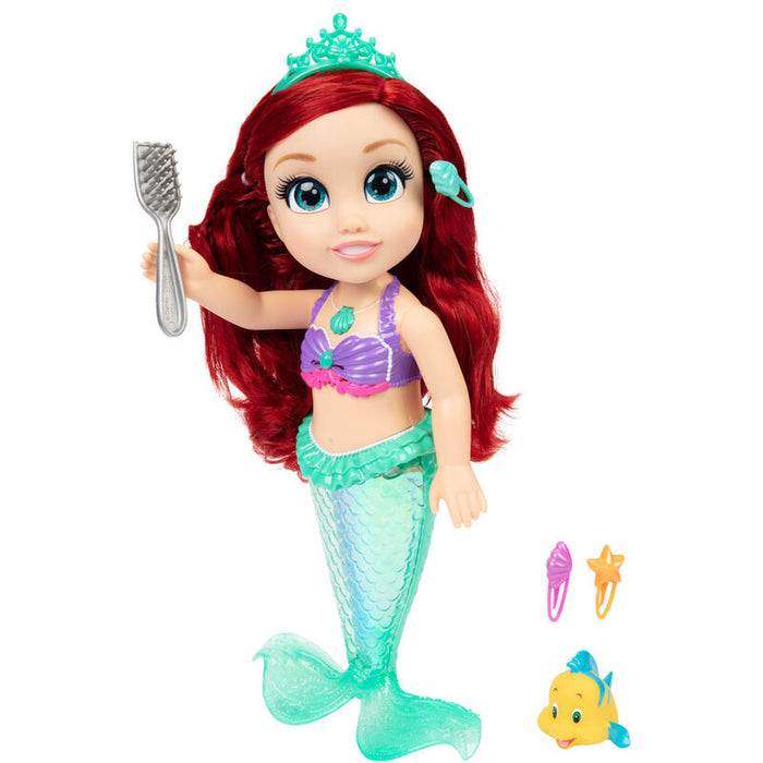 Spanish Disney The Little Mermaid Ariel musical doll 38cm-3