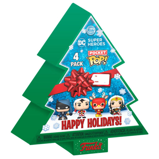 Pocket POP pack 4 figures DC Comics Happy Holidays-0