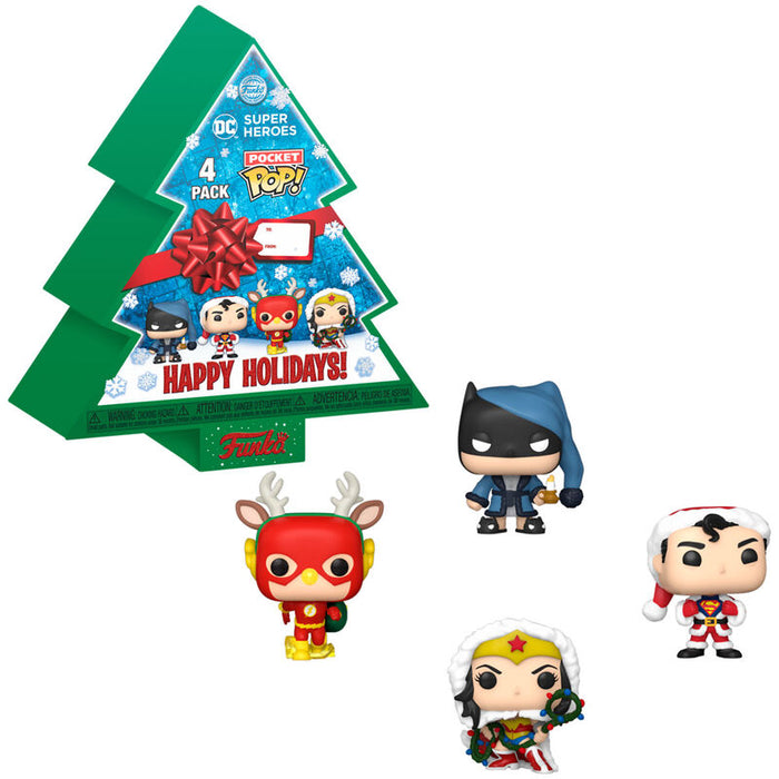 Pocket POP pack 4 figures DC Comics Happy Holidays-2
