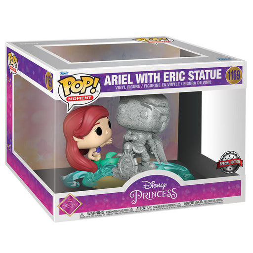 POP figure Disney Ultimate Princess The Litle Mermaid Ariel & Statue Eric Exclusive-0