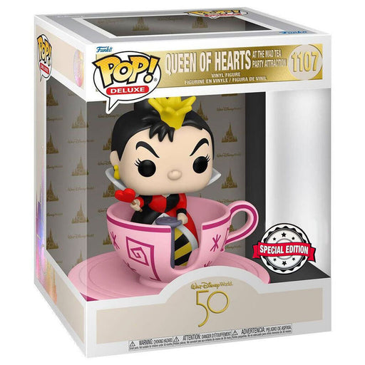 POP figure Walt Disney World 50th Queen of Hearts at mad tea party Exclusive-0