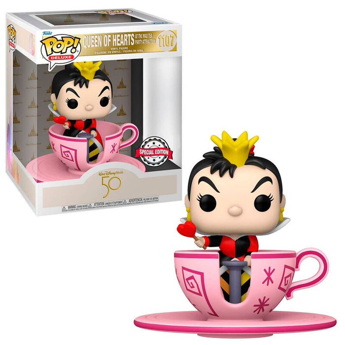POP figure Walt Disney World 50th Queen of Hearts at mad tea party Exclusive-2