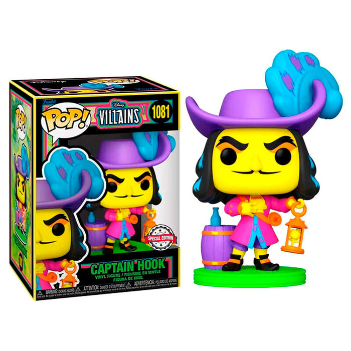 POP figure Disney Villains Hook Black Light Exclusive-2