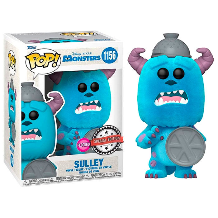POP figure Disney Monsters Inc 20th Sulley Flocked Exclusive-2