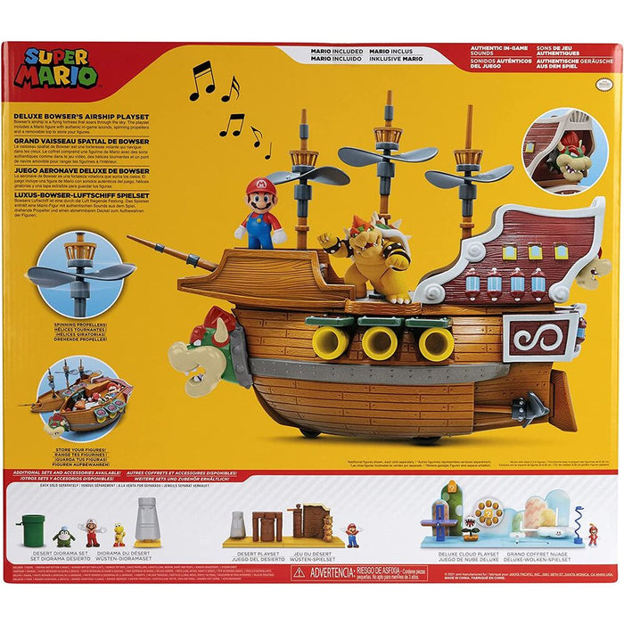 Nintendo Super Mario Deluxe Aeronave Bowser playset-1
