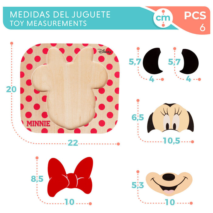 Disney Minnie Wooden puzzle-6