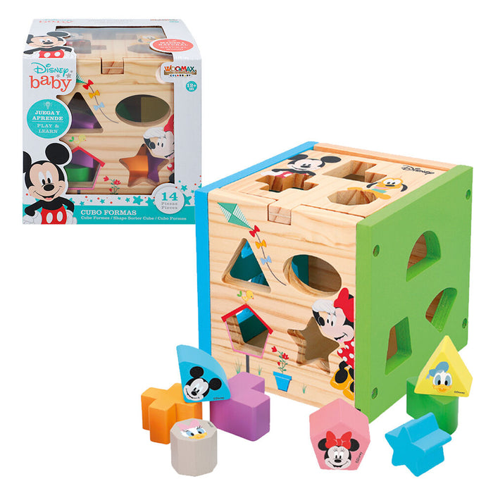 Disney Mickey Minnie wooden cube forms-6