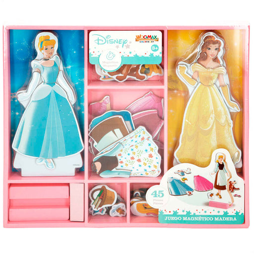 Disney Princess dresses wooden magnetic set-1