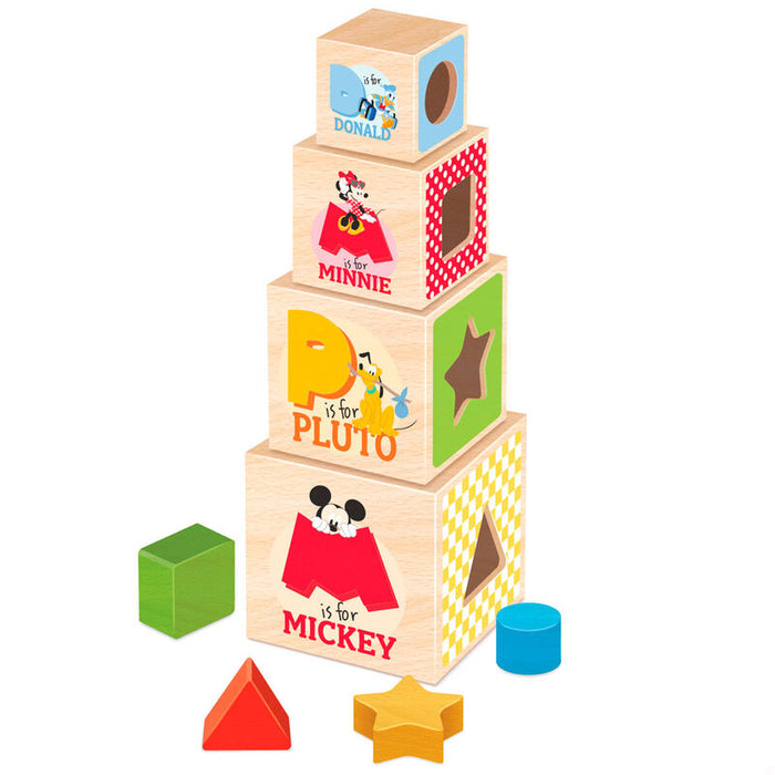 Disney wooden cubes tower-2
