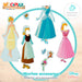 Disney Cinderella dresses wooden magnetic set-3