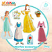 Disney Princess dresses wooden magnetic set-3