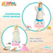 Disney Princess dresses wooden magnetic set-4
