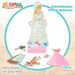 Disney Cinderella dresses wooden magnetic set-5