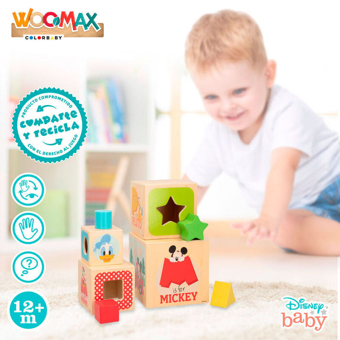 Disney wooden cubes tower-5