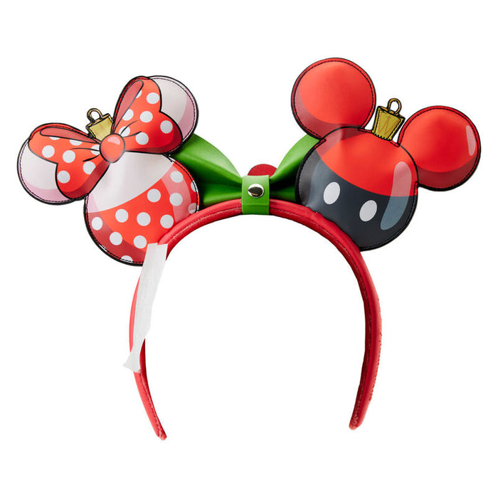 Loungefly Disney Mickey & Minnie Christmas ear headband-2
