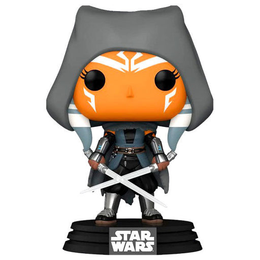 POP figure Star Wars The Mandalorian Ahsoka Hooded Exclusive-1