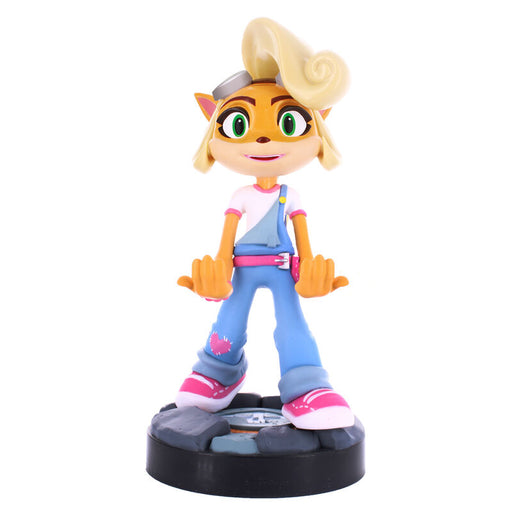 Crash Bandicoot Coco figure clamping bracket Cable guy 21cm-0