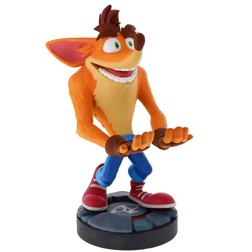 Crash Bandicoot figure clamping bracket Cable guy 21cm-1