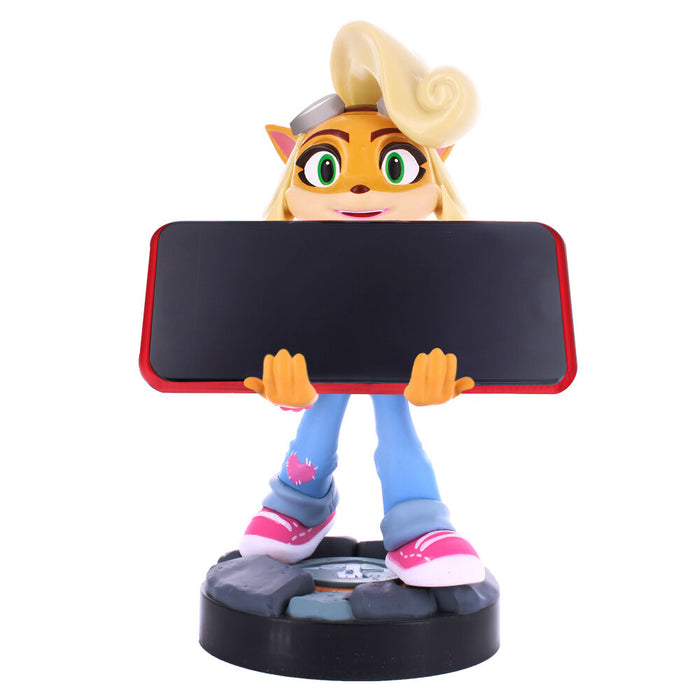 Crash Bandicoot Coco figure clamping bracket Cable guy 21cm-4