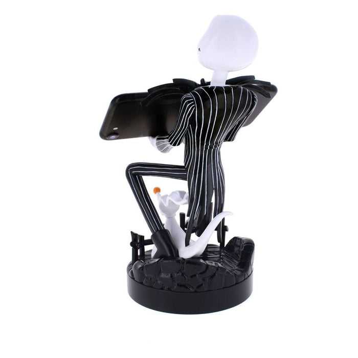 Disney Nightmare Before Christmas Jack Skellington figure clamping bracket Cable guy 21cm-4