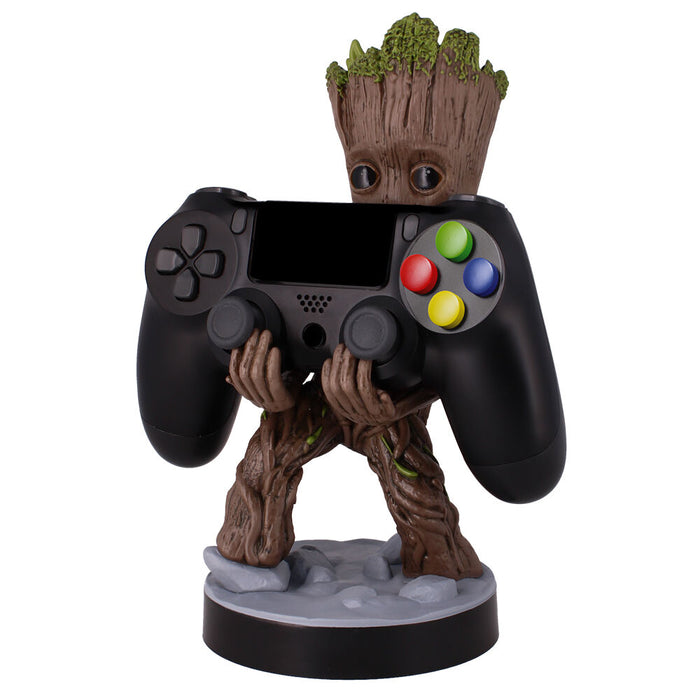 Marvel Guardians of the Galaxy Groot figure clamping bracket Cable guy 21cm-5