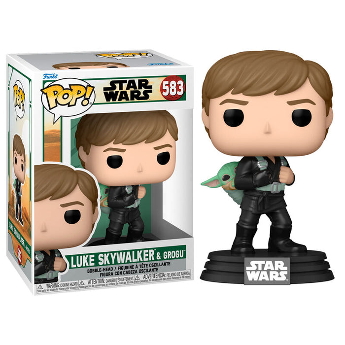 POP figure Star Wars The Book of Boba Fett 2 Luke Skywalker & Grogu-2
