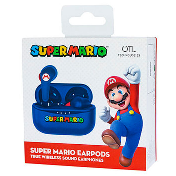 Nintendo Super Mario Blue earpods-3