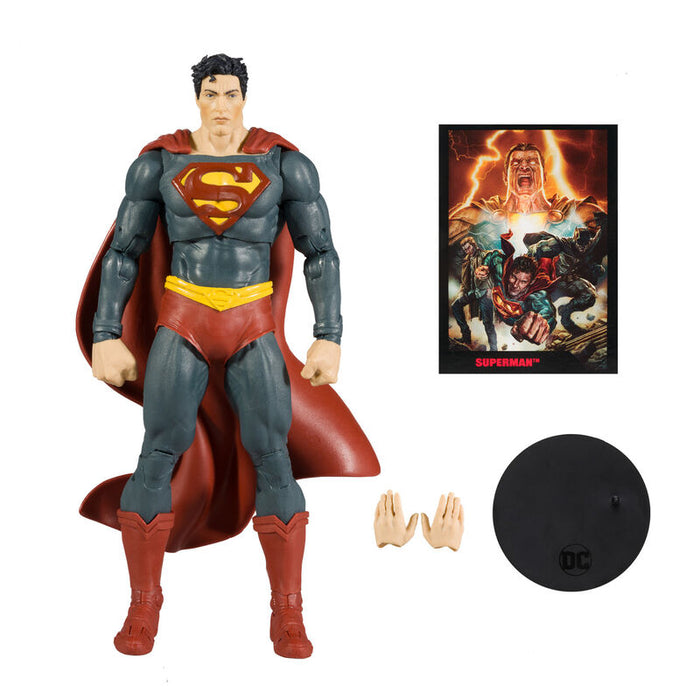 DC Comics Black Adam Comic + Superman figure 17cm-1
