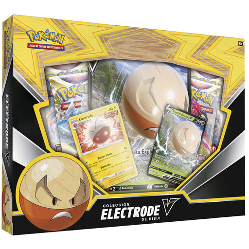 Spanish Pokemon Electrode Hisui V Collectible card game box-1