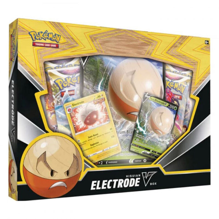 Spanish Pokemon Electrode Hisui V Collectible card game box-3