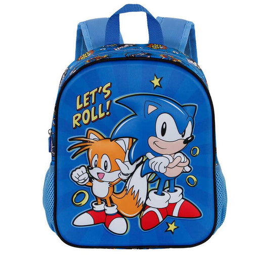 Sonic The Hedgehog Lets Roll 3D backpack 31cm-0