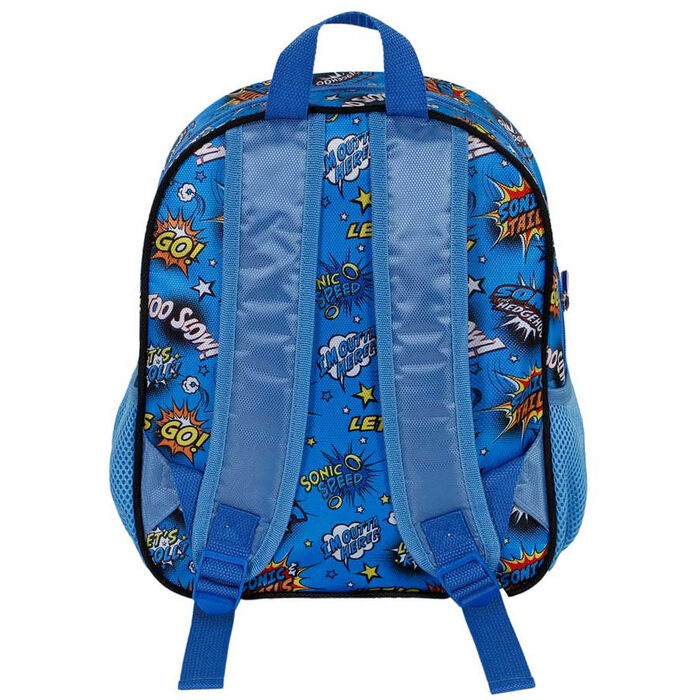 Sonic The Hedgehog Lets Roll 3D backpack 31cm-1