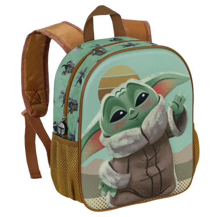 Star Wars The Mandalorian Grogu Say Hi 3D backpack 31cm-1