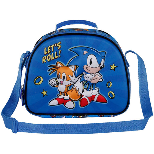 Sonic The Hedgehog Lets Roll 3D lunch bag-0