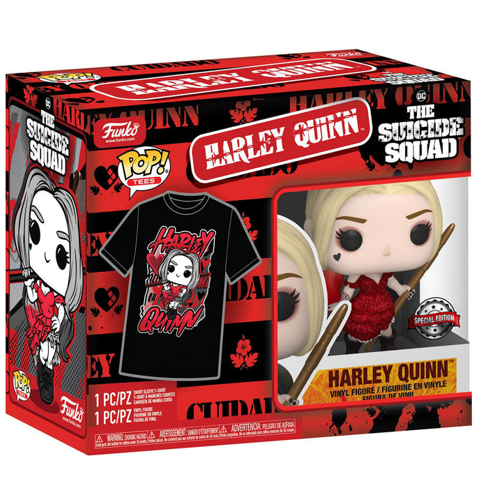Set figure POP & Tee DC Comics Escuadron Suicida Harley Quinn-1