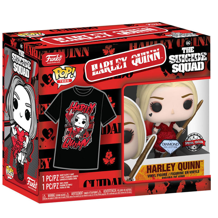 Set figure POP & Tee DC Comics Escuadron Suicida Harley Quinn-1