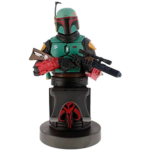 Star Wars Mandalorian Boba Fett figure clamping bracket Cable guy 20cm-0