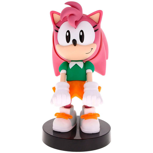 Sonic Amy Rose figure clamping bracket Cable guy 20cm-0