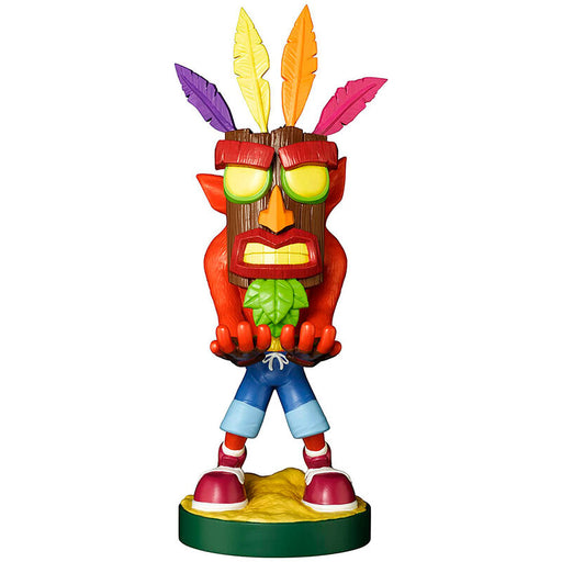 Crash Bandicoot Aku Aku figure clamping bracket Cable guy 20cm-1