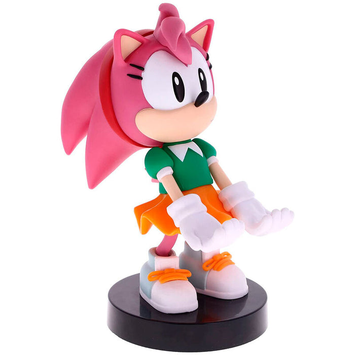 Sonic Amy Rose figure clamping bracket Cable guy 20cm-1
