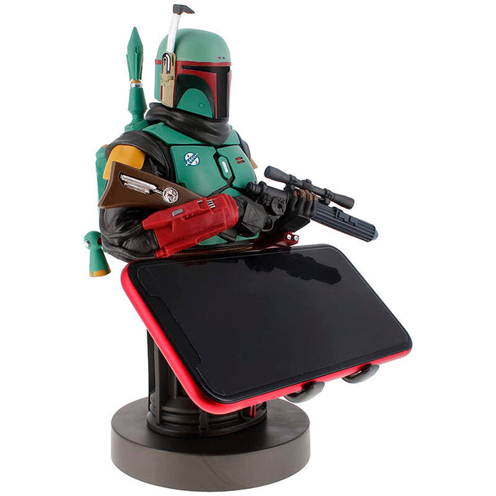 Star Wars Mandalorian Boba Fett figure clamping bracket Cable guy 20cm-3