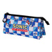 Sonic The Hedgehog Blue Lay triple pencil case-2
