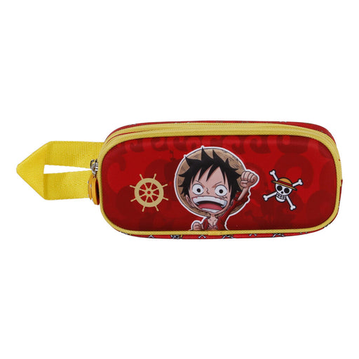 One Piece Luffy 3D double pencil case-0