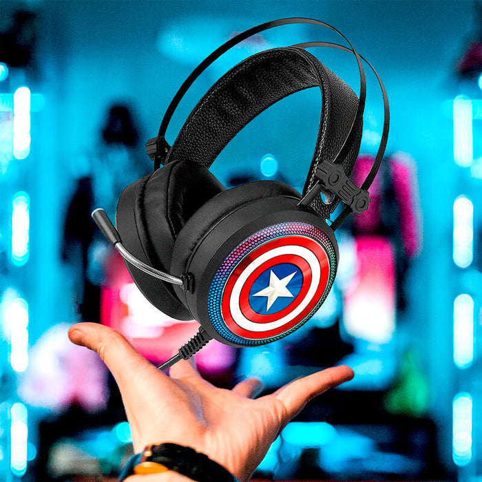 Marvel Captain America Gaming headphones-2