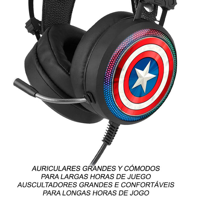 Marvel Captain America Gaming headphones-5