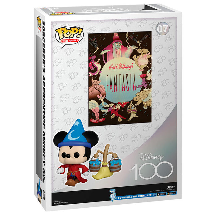 POP figure Movie Poster Disney 100th Fantasia Sorcerer s Apprentice Mickey-2
