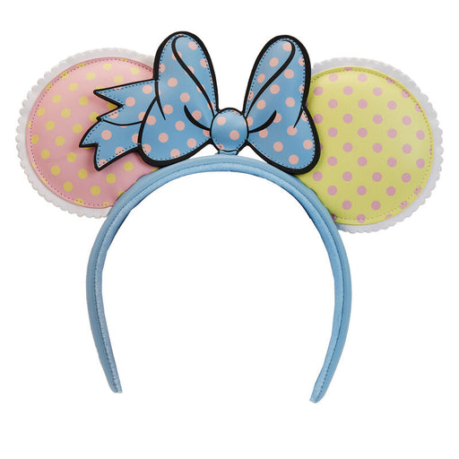 Loungefly Disney Minnie Mouse Pastel Polka Dot ear headband-0