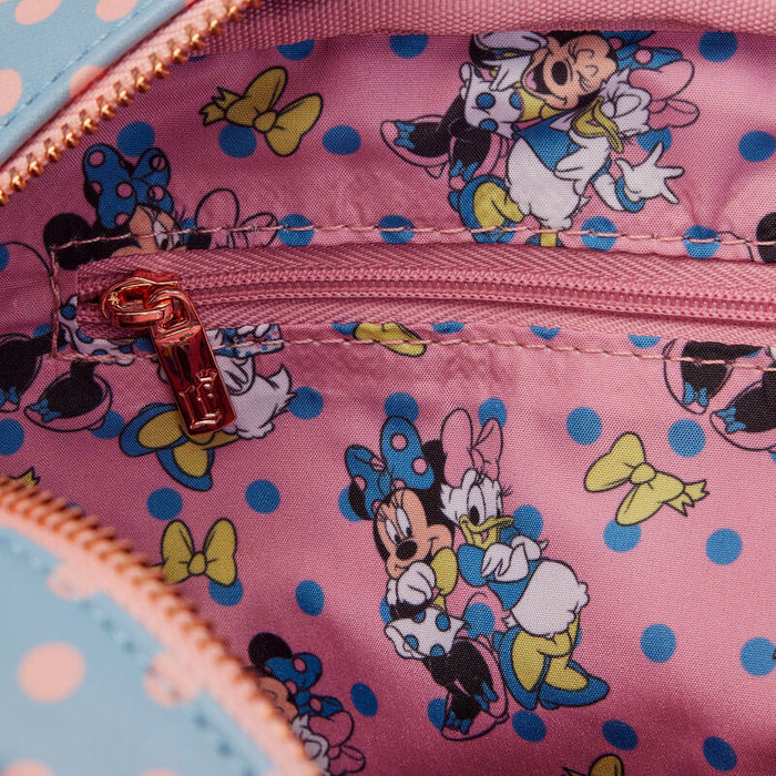 Loungefly Disney Minnie Mouse Pastel Polka Dot Crossbody bag-4